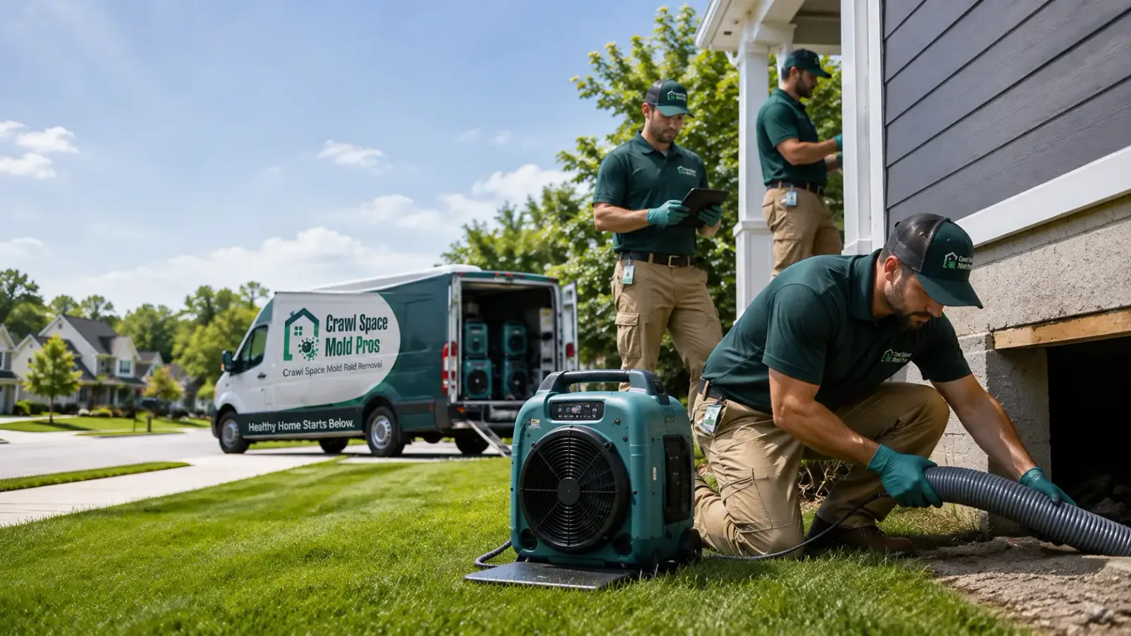 Crawl Space Mold Removal in Coventry, RI
